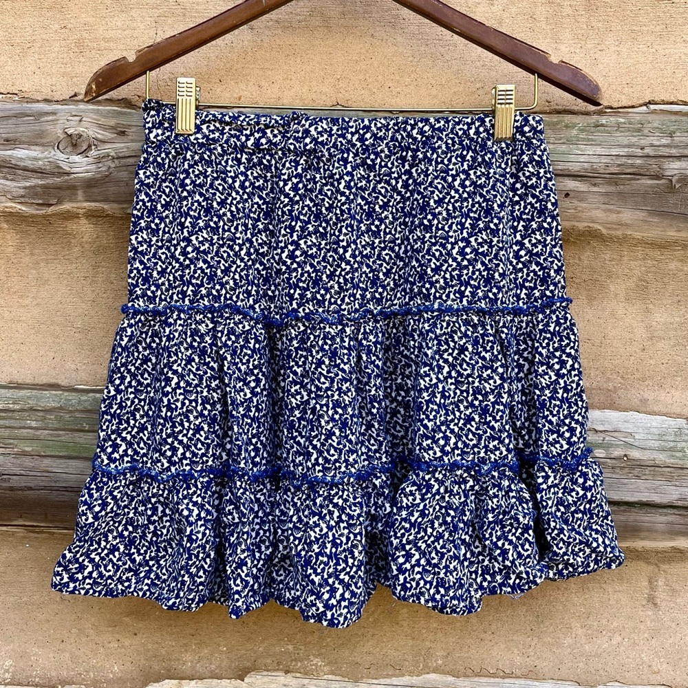 Cynthia Rowley Tiered Mini Skirt